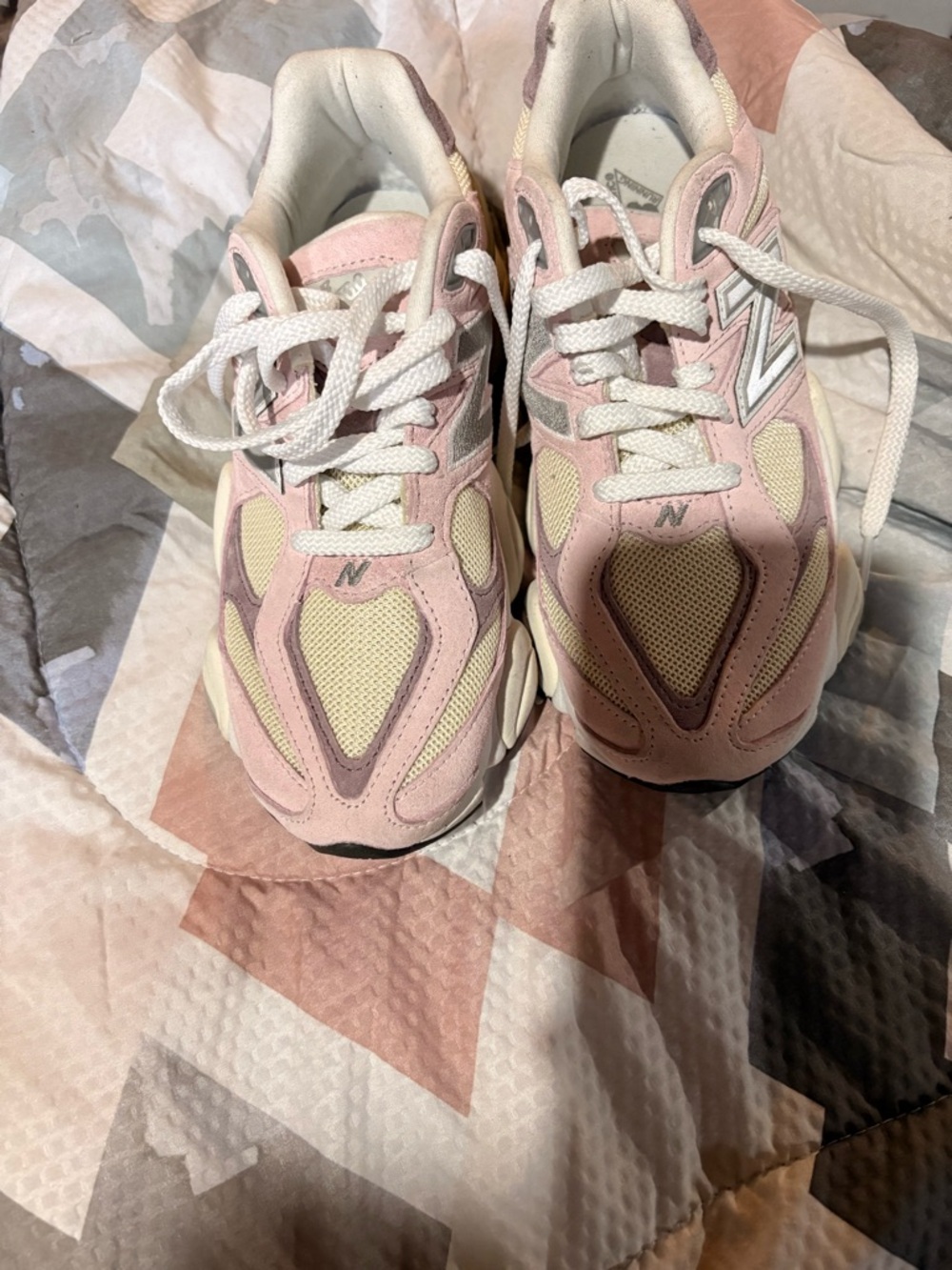 New Balance Pink, Cream & Mauve Women's Sneakers
